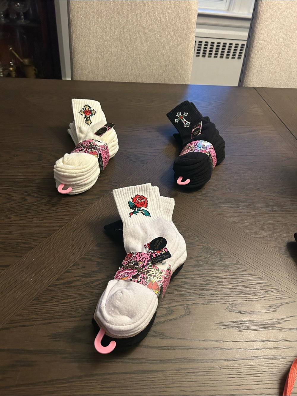 Ed Hardy Crew Socks 5 pack NWT PICK ONE